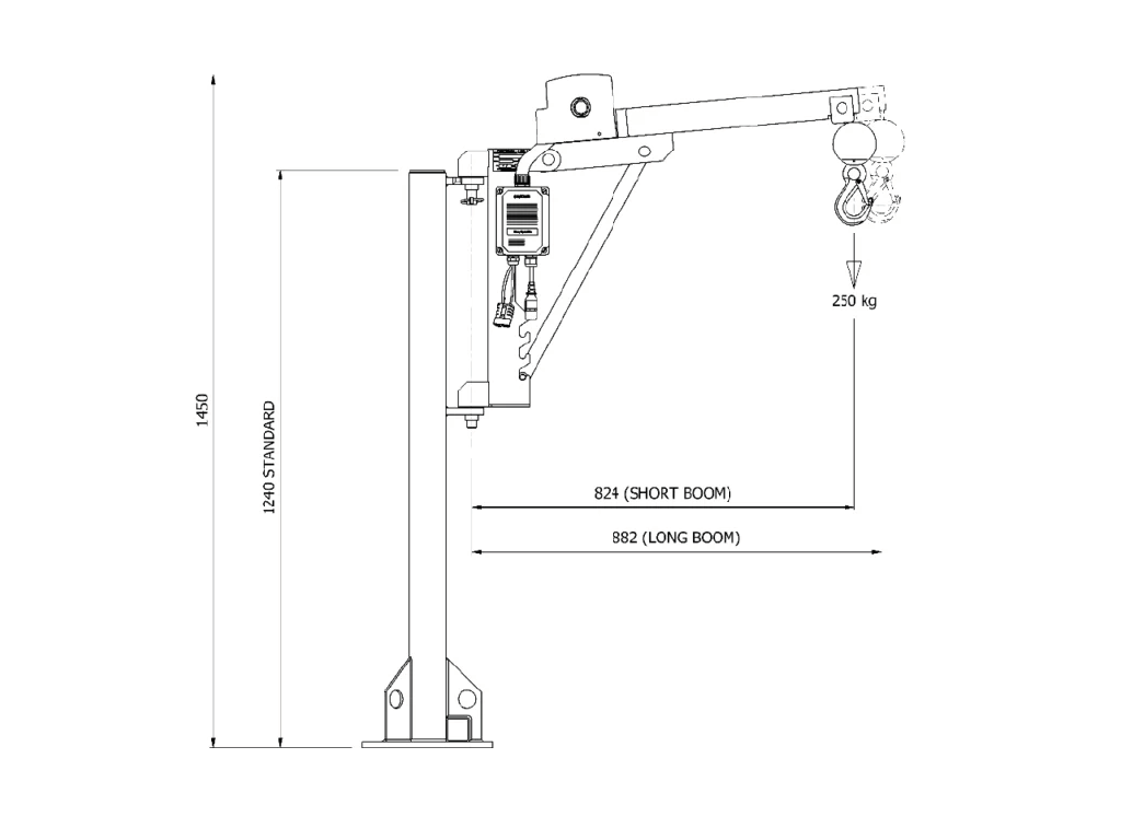 Żuraw SwingLift ML250