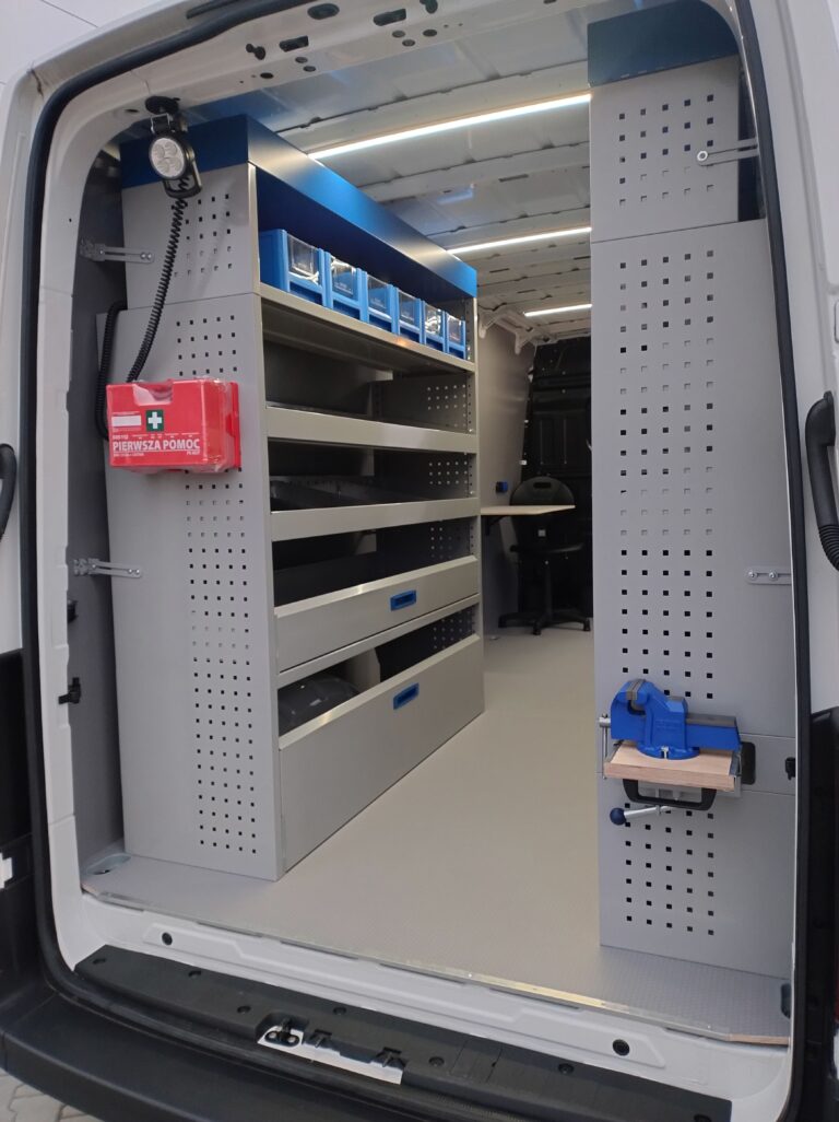Zabudowa serwisowa, warsztatowa VW Crafter, MAN TGE
