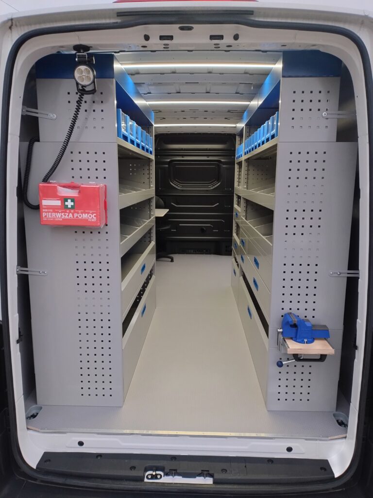Zabudowa serwisowa, warsztatowa VW Crafter, MAN TGE
