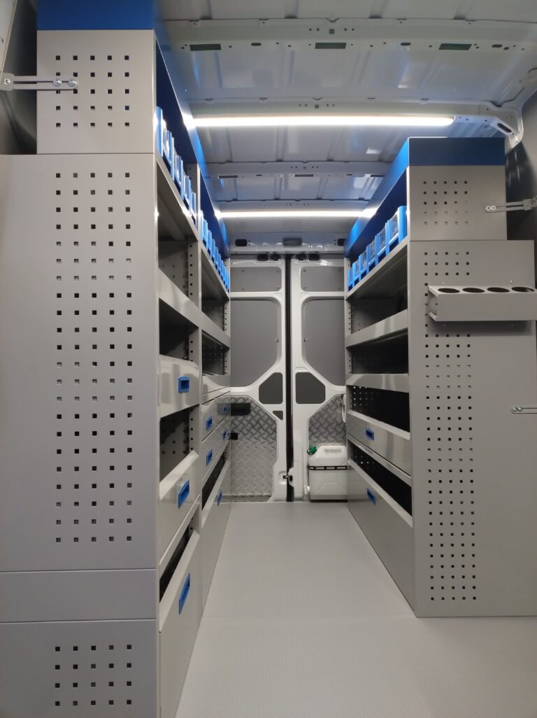 Zabudowa serwisowa, warsztatowa VW Crafter, MAN TGE