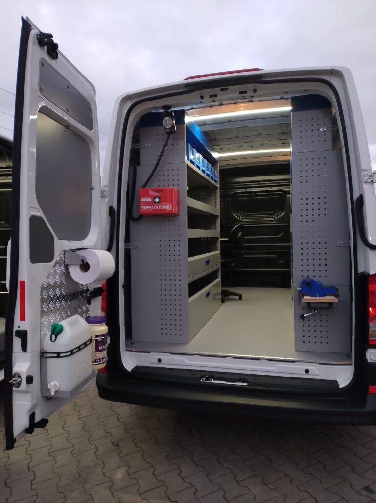 Zabudowa serwisowa, warsztatowa VW Crafter, MAN TGE