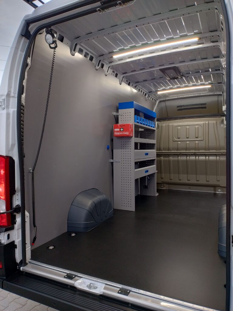 Zabudowa serwisowa, warsztatowa Fiat Ducato, Jumper, Boxer, Movano. Proace Max